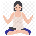 Exercise Yoga Meditation Icon
