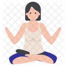 Yoga Pose  Icon