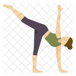 Trikonasana  Icon