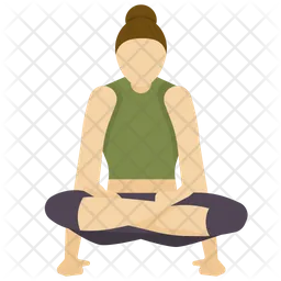 Yoga pose  Icon