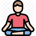 Yoga Pose Relax Stay At Home Icon