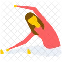 Yoga Pose Gymnastic Icon