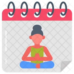 Yoga schedule  Icon