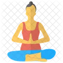 Yoga Woman Asanas Icon