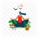 Yoga Women Women Female Icon