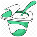 Yogurt Fresh Healthy Icon