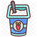 Yogurt Curd Dairy Product Icon