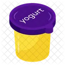 Yogurt Curd Takeaway Cup Icon