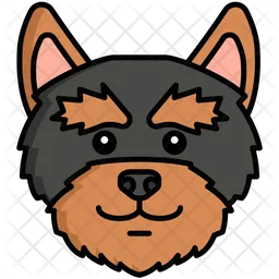 Yorkshire Terrier dog  Icon