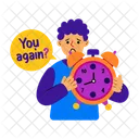 You Again Clock Deadline Icon