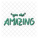 You Are Amazing Dignity Confidence Icon