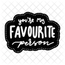 You are my favourite person  Icon