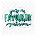 You are my favourite person  Icon
