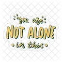 You Are Not Alone In This Mental Health Psychology Icon