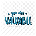 You Are Valuable Dignity Confidence Icon