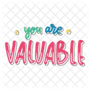 You Are Valuable Dignity Confidence Icon