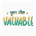 You are valuable  Icon