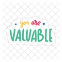You are valuable  Icon