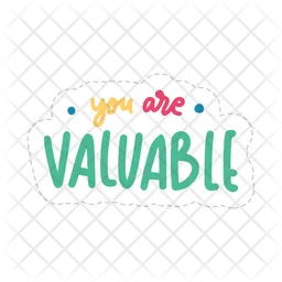 You are valuable  Icon