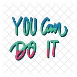 You can do it  Icon