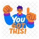 You Got This Teasing Bulling Icon