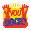 You Rock Appreciation Praise Icon