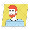 Red Hair Beard Ginger Hair アイコン