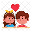 Young Couple  Icon