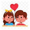 Young Couple Couple Love Couple Romance Icon
