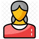 Young Girl  Icon
