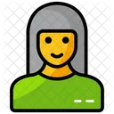Young Girl  Icon