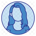 Young Girl  Icon