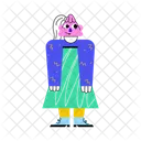 Teenage Girl Female Character Young Girl Icon