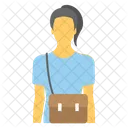 Miss Lady Receptionist Icon
