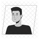 Young indian brunette man  アイコン
