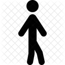 Young Man Walk Icon