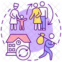 Young people in care  Icon
