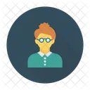 Teacher Young Student Icon