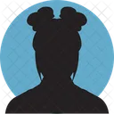 Young Woman Avatar  Icon