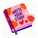 Your Story Book Diary Icon