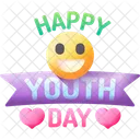 Youth Day Party Drink Icon