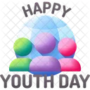 Youth Day Party Drink Icon