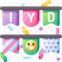 Youth Day Party Drink Icon