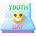 Youth Day Party Drink Icon
