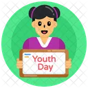 청소년의 날 포스터 청소년의 날 배너 청소년의 날 축하 아이콘
