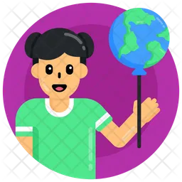 Youth Day Balloon  Icon