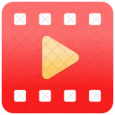 Video Clip App Symbol