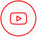 Icono De Youtube Youtube Logotipo De Redes Sociales Icono
