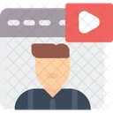Youtuber Inhalt Ersteller Symbol