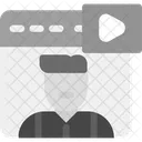 Youtuber Inhalt Ersteller Symbol